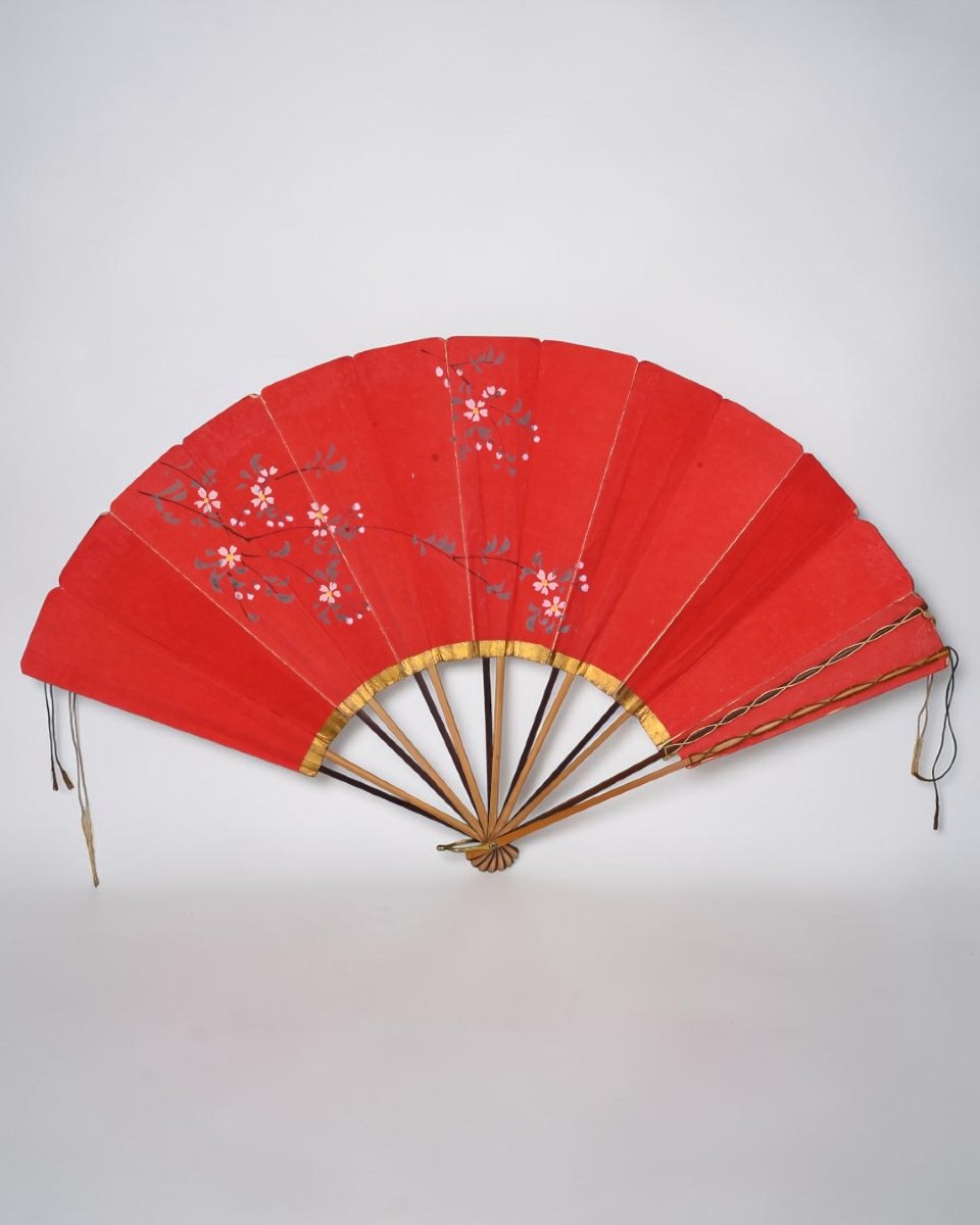 Éventail décoré à la main - Japon, fin du XIXe siècle-photo-3